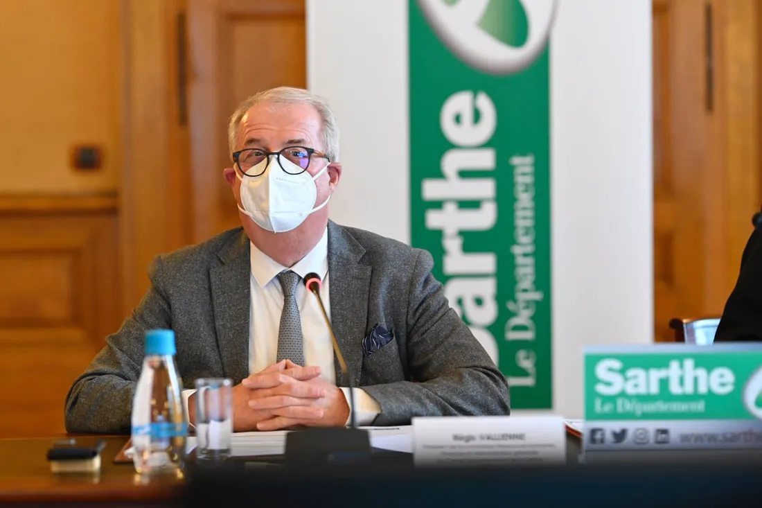 Régis Valienne, "monsieur finances" au Conseil départemental de la Sarthe